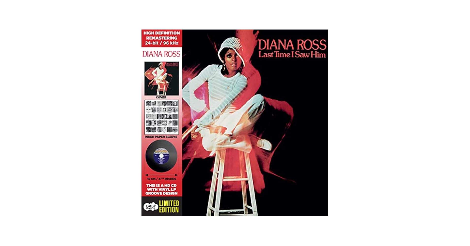 2CD！ダイアナ・ロス/LAST TIME I SAW HIM Expanded Amazon.com: LAST TIME I SAW HIM - DELUXE CD-VINYL REPLICA