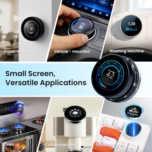 Image of ELECROW 1.46 inch ESP32 Rotary Display 360x360 HMI IPS Round Knob Touch Display
