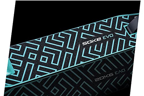 Image of SOKE Evo Stunt Scooter fur Extreme Skateparkfahrten - ABEC-9 Carbonlager aus verchromtem Stahl - PU-Rader 88A - Y-Bar-Lenker mit TPR-Griffen - Aluminium-Deck