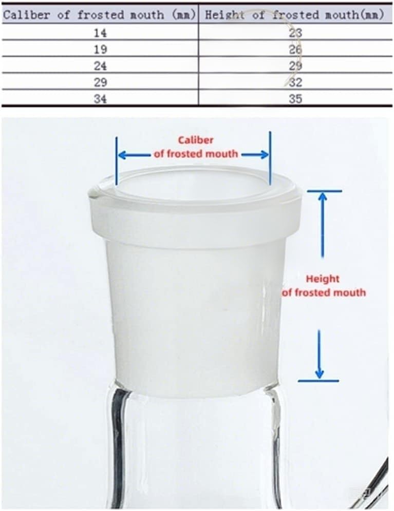 Membran-Vakuumpumpe, Glasfiltrations-Saugkolben, 25 ml bis 2000 ml, Vakuum-Mahlmundstück, ideal für den Laboreinsatz
