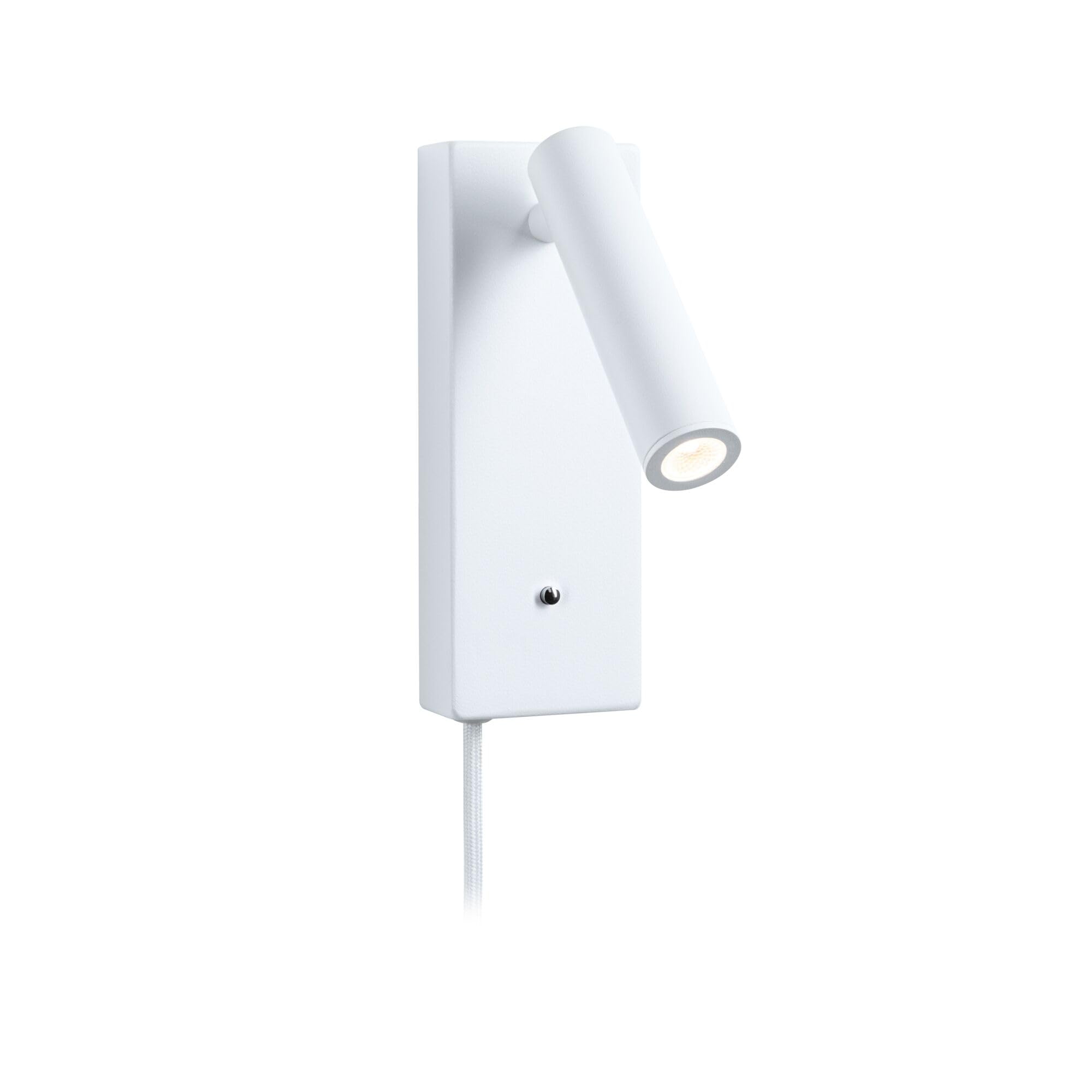 Paulmann 71108 LED Wandleuchte Hulda USB C 3000K 130lm 230V 2,5W dimmbar Weiß matt Wandleselampe