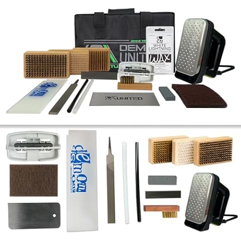 Demon Complete Ski Tune Kit with Wax and Brush Kit Cover
