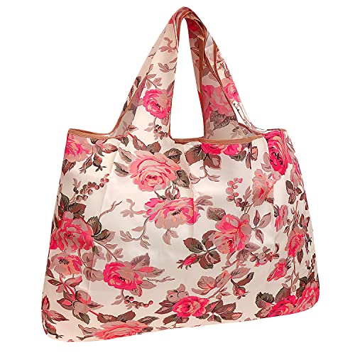 Image of allydrew Large Foldable Tote Nylon Reusable Grocery Bag