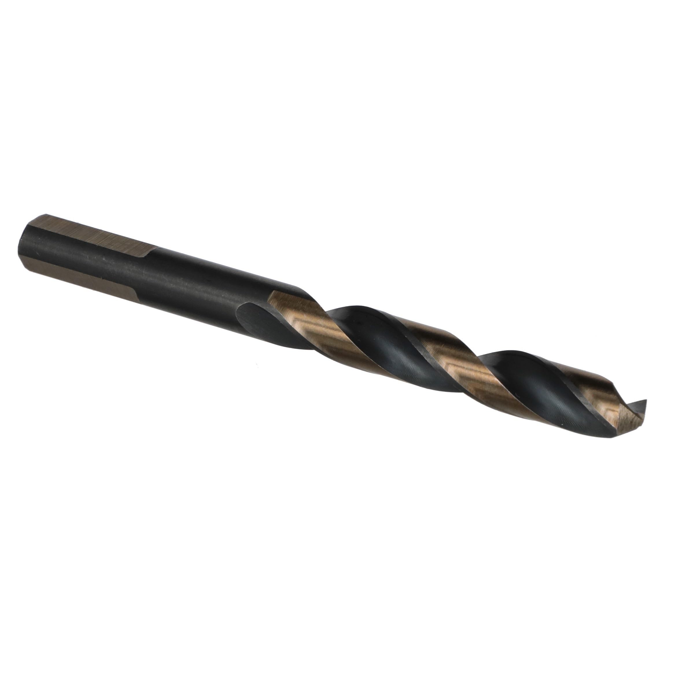13/64 HSS Split Point Black and Gold Mechanic Length Drill Bit