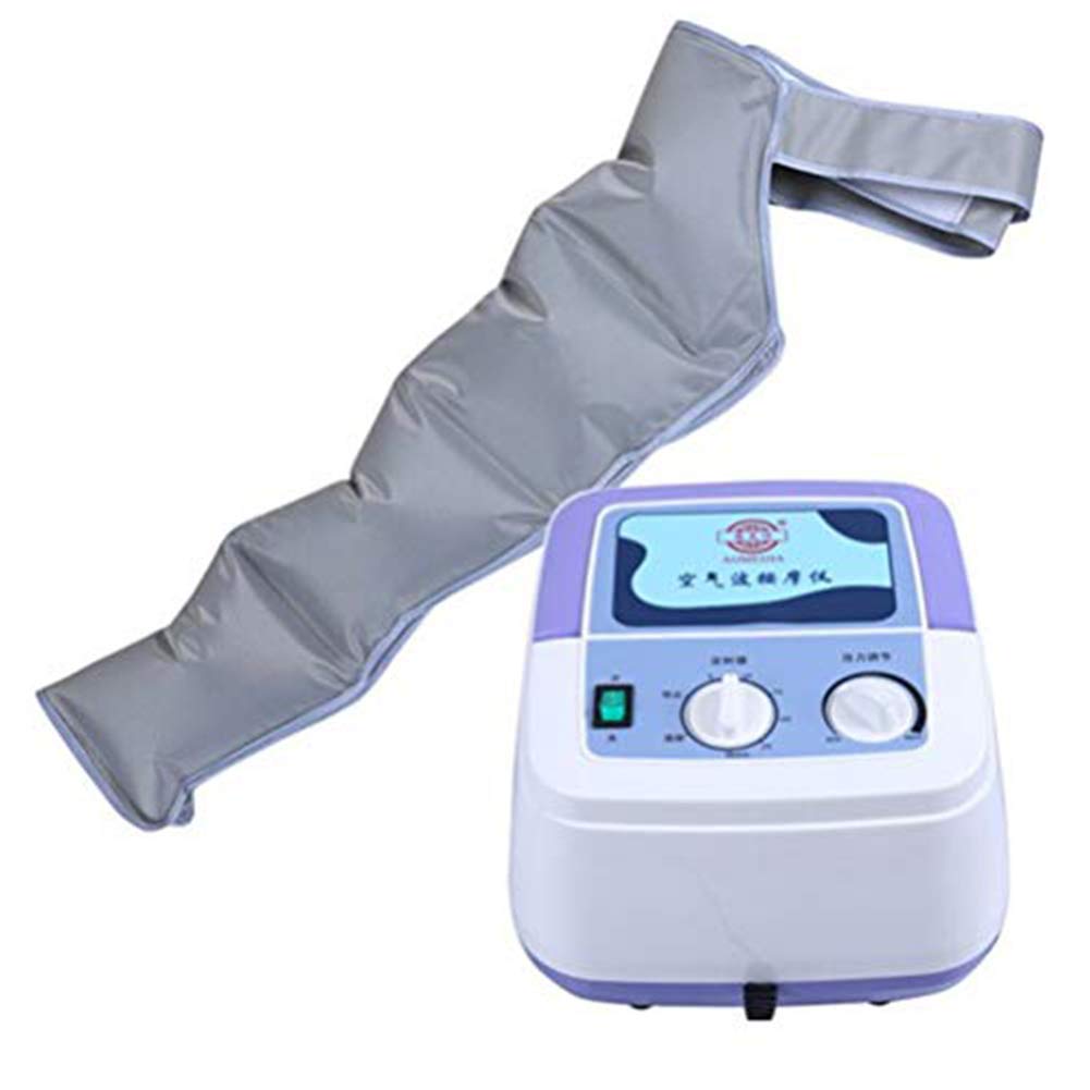 Massaggiatore per gambe a compressione d'aria, fascia per le gambe, braccia, caviglie, polpacci, macchina per massaggi, per rilassare i muscoli, alleviare il dolore, migliorare la circolazione sangu