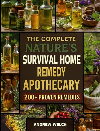 The Complete Nature’s Survival Home Remedy Apothecary: Full-color 200+ Proven Herbal and Spice Remedies for Emergency Use with Plant ID & Foraging Guide