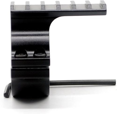 Miniatura 3 de Adaptador de anillo de montaje en barril de alcance de 1.000 in y 1.181 in con riel Wevr Picatinny de 0.787 in