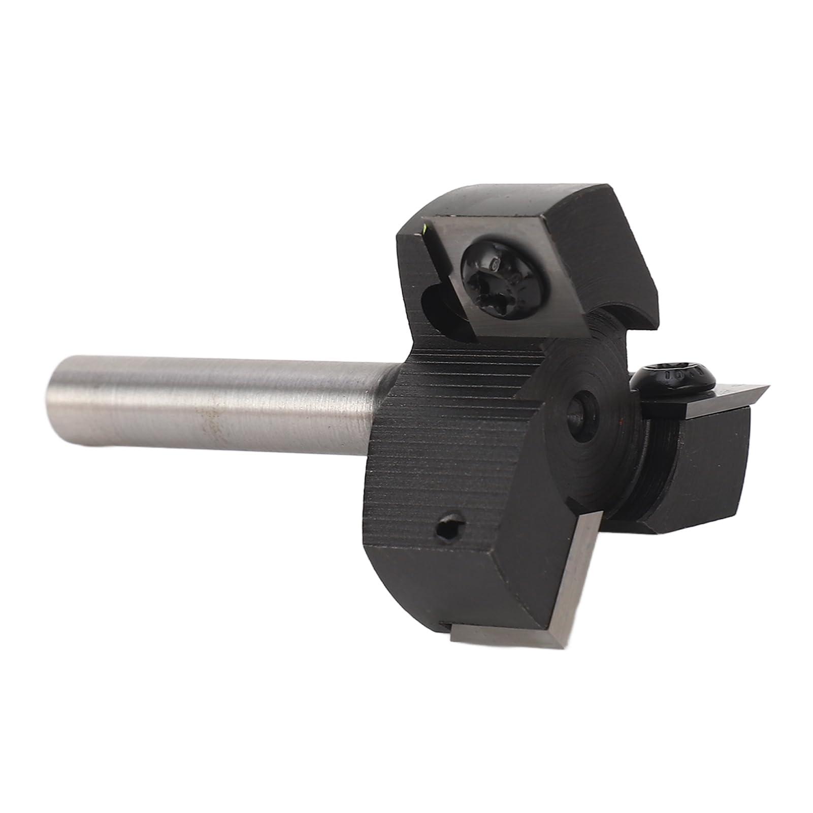 Frez do powierzchni Spoilboard Trzpień 8 mm 3 rowki 1 1/2 cala Średnica cięcia Przeciwluzowy Frez do strugania drewna do maszyn CNC i projektów związanych z obróbką drewna Stal