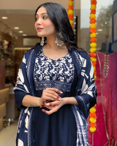 Image of SHIENZY Cotton Blend Kurta Set for Women