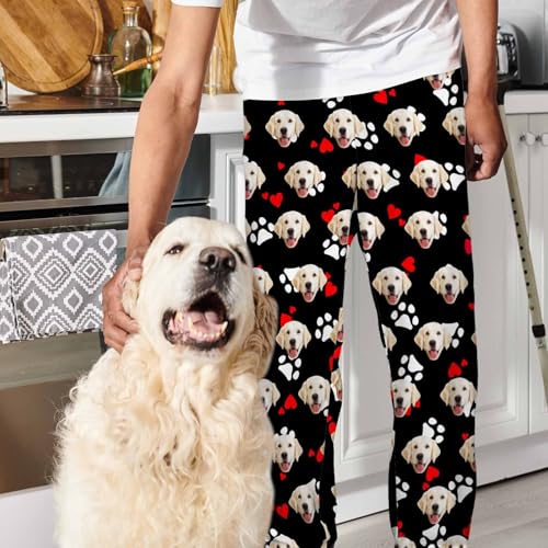 Personalized Women Pajamas Bottoms with Photo Customized Pajamas Pants for Christmas Birthday Valentine's Day4