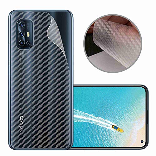 Image of Compatible with Vivo V17 Back Screen Protective Film Carbon Fiber Skin Transparent Screen Guard Sticker