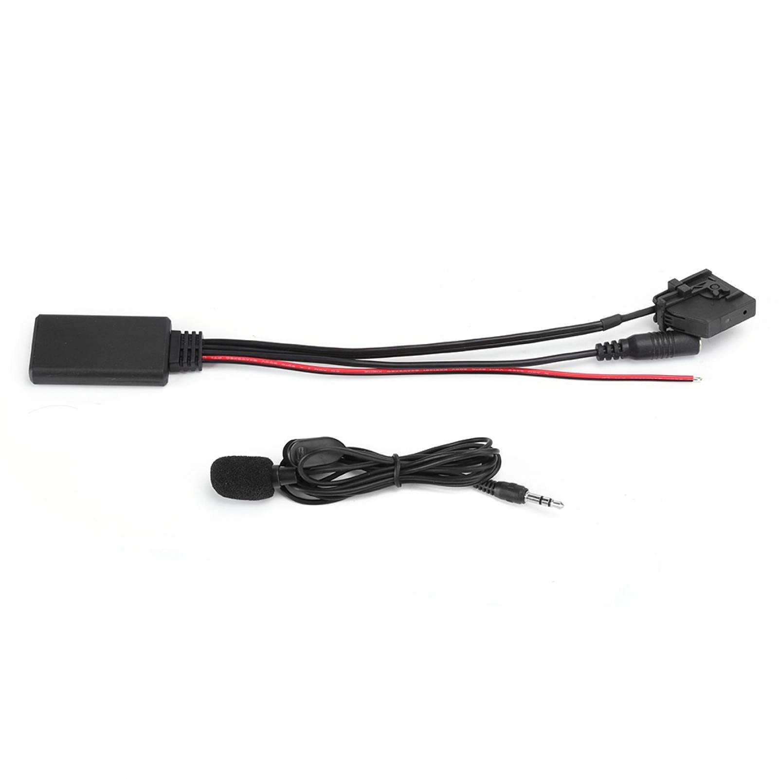 Adaptador de Audio inalámbrico, ABS 18Pin MFD2 RNS2 Adaptador Bluetooth Radio Cable Auxiliar inalámbrico Apto para Seat Altea Leon Toledo