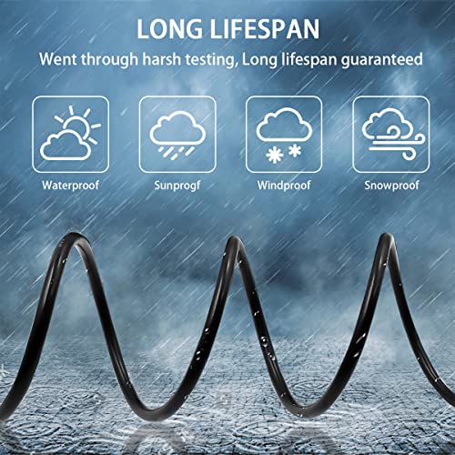 22 Gauge Electrical Wire 3 Conductor, 22Awg Wire 50Ft Black Stranded Low Voltage Led Cable, 22 Awg Tinned Copper 3 Wire Cable, Flexible Extension Power Cord For Led Strips Lamp Lighting #TOP4