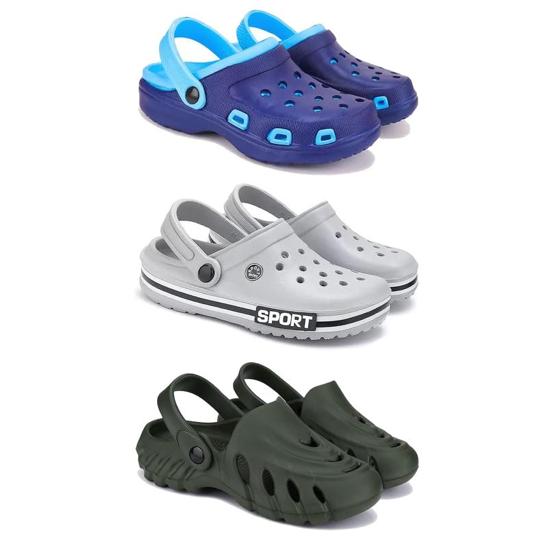 WINGSCRAFT Lightweight Classic Clogs || Sandals with Slider for Men-Combo(3)-3019-3016-3135-6-picture-25