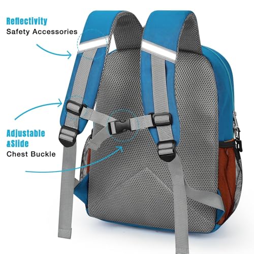 Image of STEAMEDBUN Toddler Backpack Boys and Girls, Kids Backpack Boys Girls, Preschool Kindergarten Daycare Travel Small