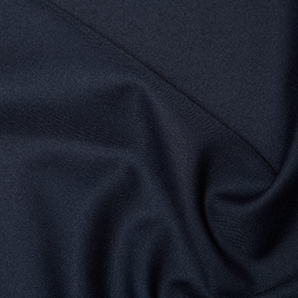 Oh Sew Crafty Limited Navy Plain Polyester Twill Fabric 150Cm Wide Dressmaking Material (Per Metre) (Navy)