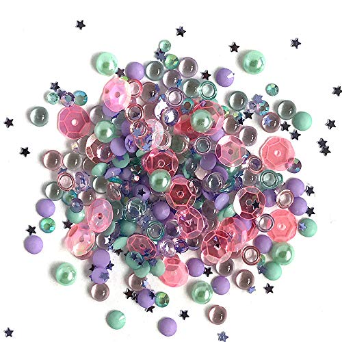 Buttons Galore Sparkletz Embellishment Pack 10g-Mermaid