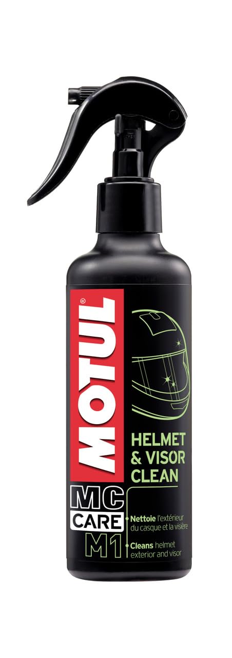 Kit de 4X Limpiador de Cascos y Pantallas + Trapo MC Care M1 Helmet & KT-121
