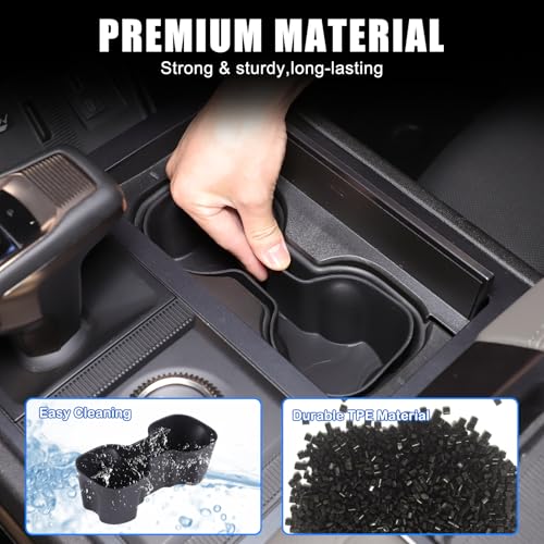 Inserciones para portavasos consola central Hummer EV miniatura 5