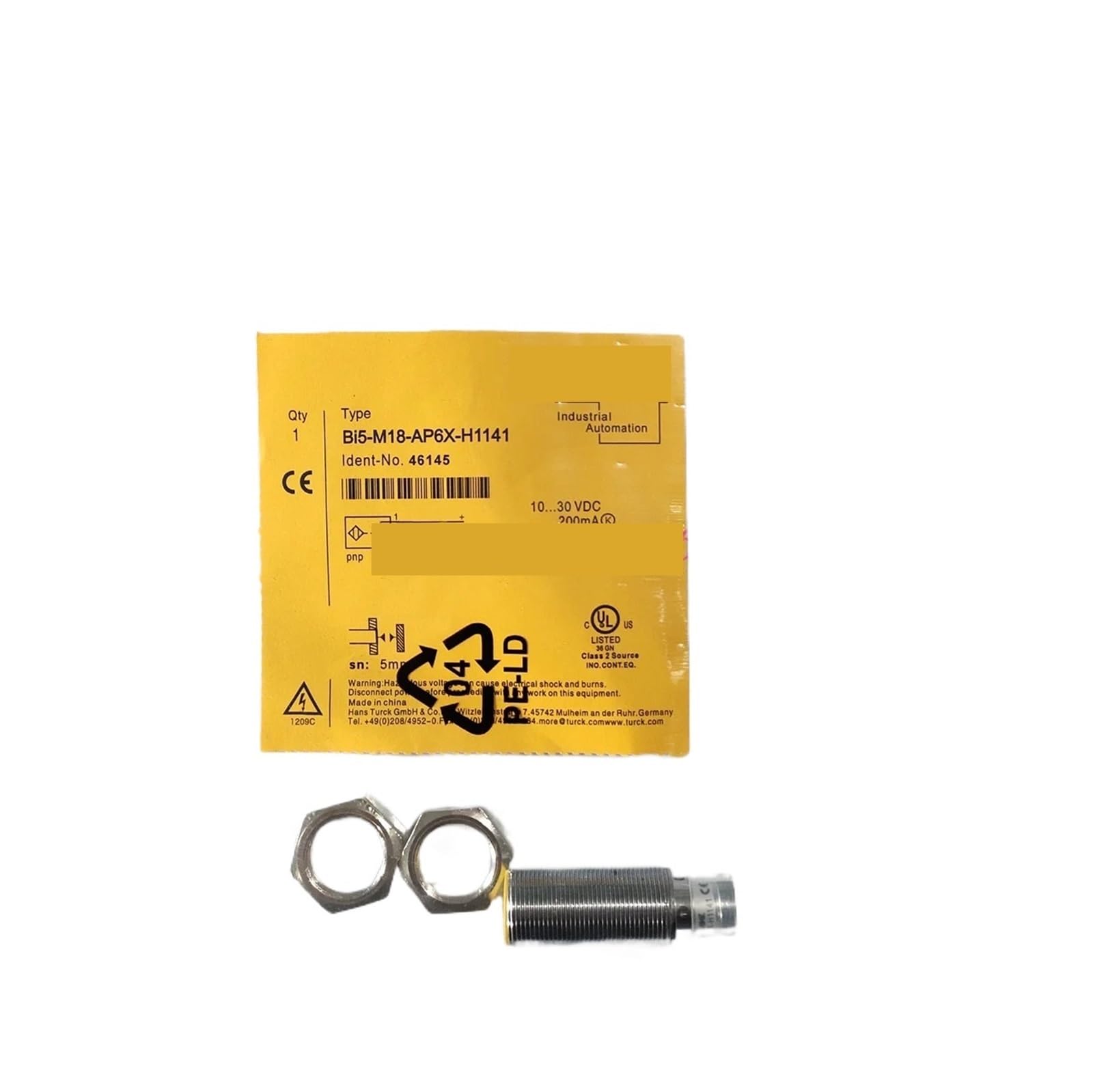 TPKMVGAP BI5-M18-AN6X-H1141 BI5-M18-AP6X-H1141 Proximity Switch Sensor(BI5-M18-AP6X-H1141)