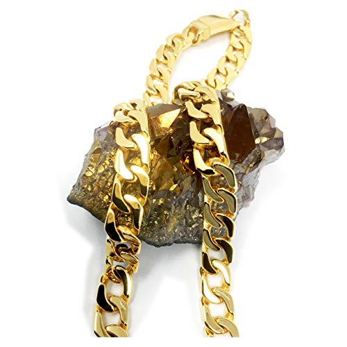 Buy Gold Cuban Link Chain Necklace for 