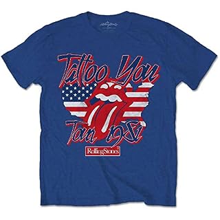 The Rolling Stones Tattoo You Americana Officiel T-Shirt Hommes Unisexe - Les Beatles, Paul McCartney, John Lennon, RIngo Starr, George Harrison