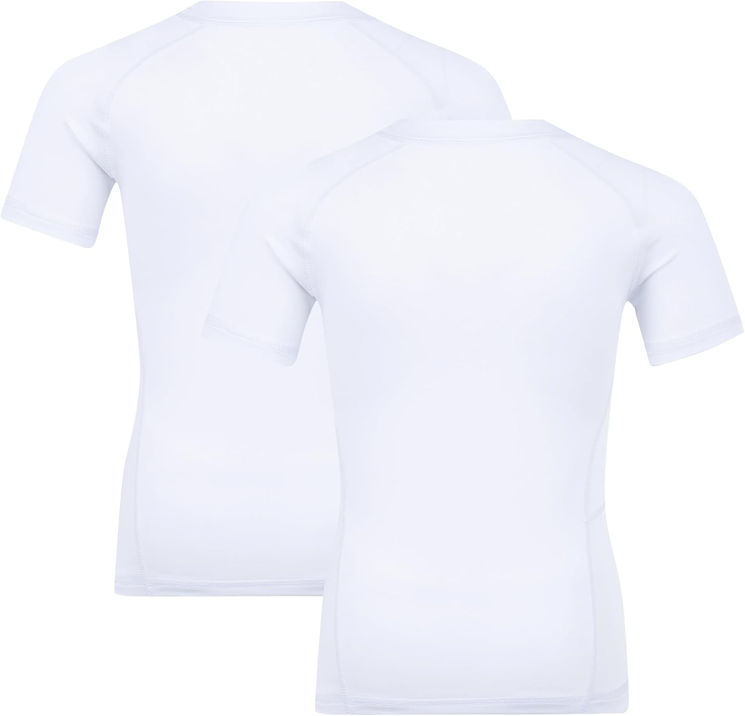 Youth Boys Compression Shirt Short Sleeve Kids Quick Dry Base Layer Undershirt Basketball Athletic T-Shirt - Image 4