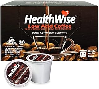 HealthWise Coffee for Keurig K-Cup (Colombian Supremo, 12 Count)