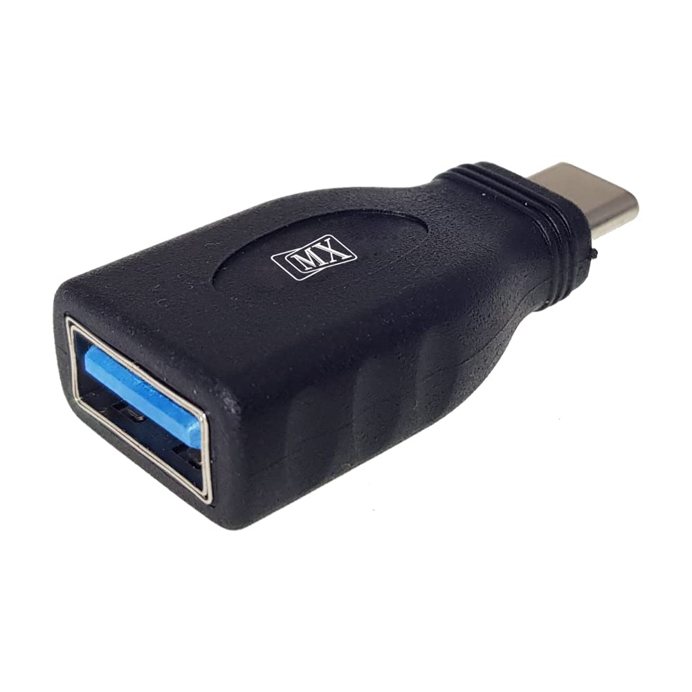 MX USB Type-C Male to USB A Female 3.0 Adapter (Black) Compatible with All C Type Supported Mobile, Smartphone, Laptop and Other Devices (Pack of 1) 4078 (B0BKWK56CR) Amazon Price History, Amazon Price Tracker