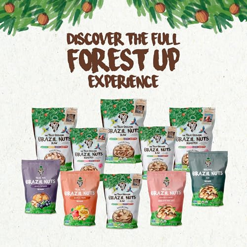 Image of Snack The True Organic Broken Brazil Nuts 32 oz - Raw and Unsalted - Healthy-Rich in Vegetable Protein - Fresh, Vegan and Gluten Free - Forest Up