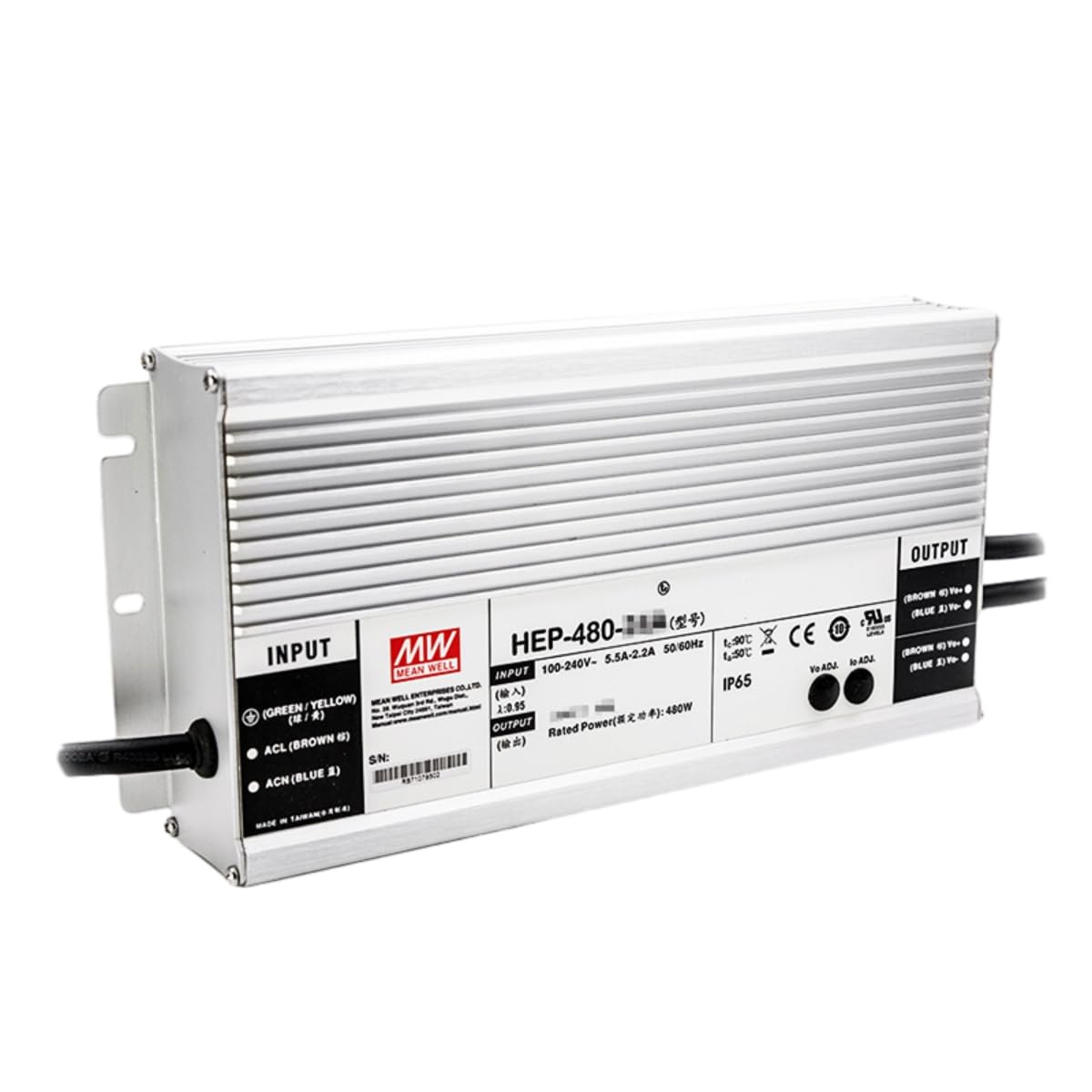 Driver LED HEP 480W 8,9A Alimentatore switching Convertitore di potenza Trasformatore HEP-480-54A