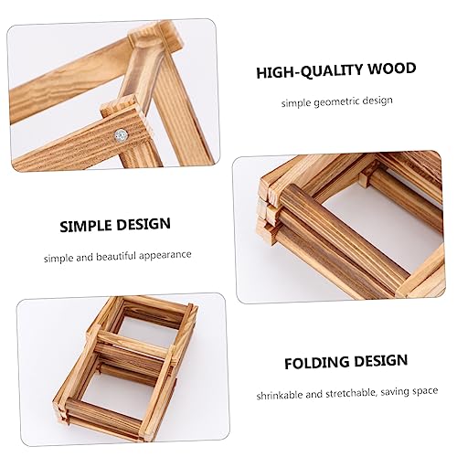 Soporte de vino plegable de madera GLEAVI miniatura 6