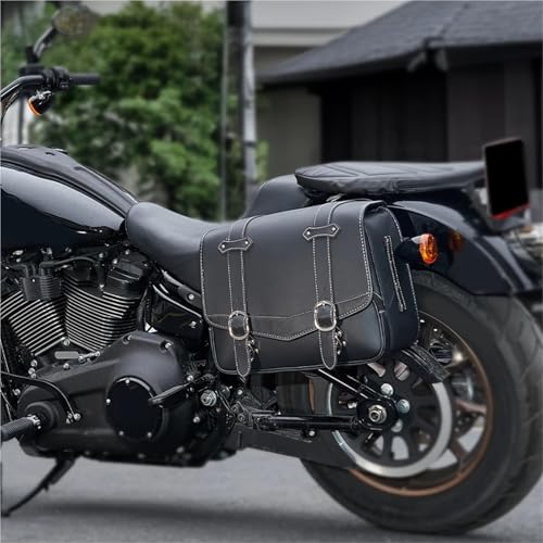 Sacoches de selle de moto en cuir PU 20L étanches pour Rebel 500 - 4