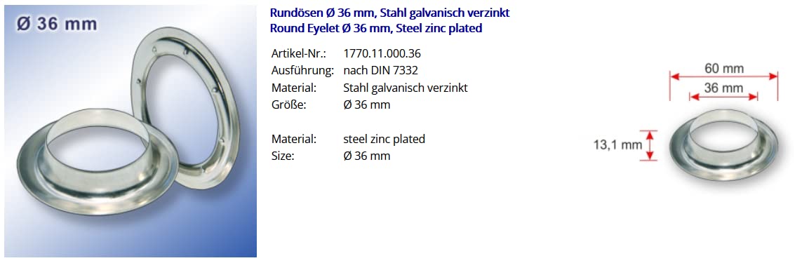 Bulloni Ad Occhiello Per Impieghi Gravosi, Viti Ad Occhiello In - Foto 12