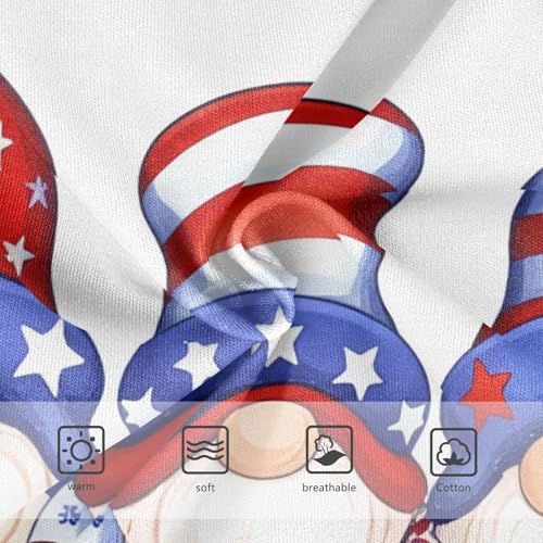 Girls Underwear Toddlers 2t Cotton Little Girl Panties Fun Briefs Undies Kids Cute Gnomes USA 4th July3