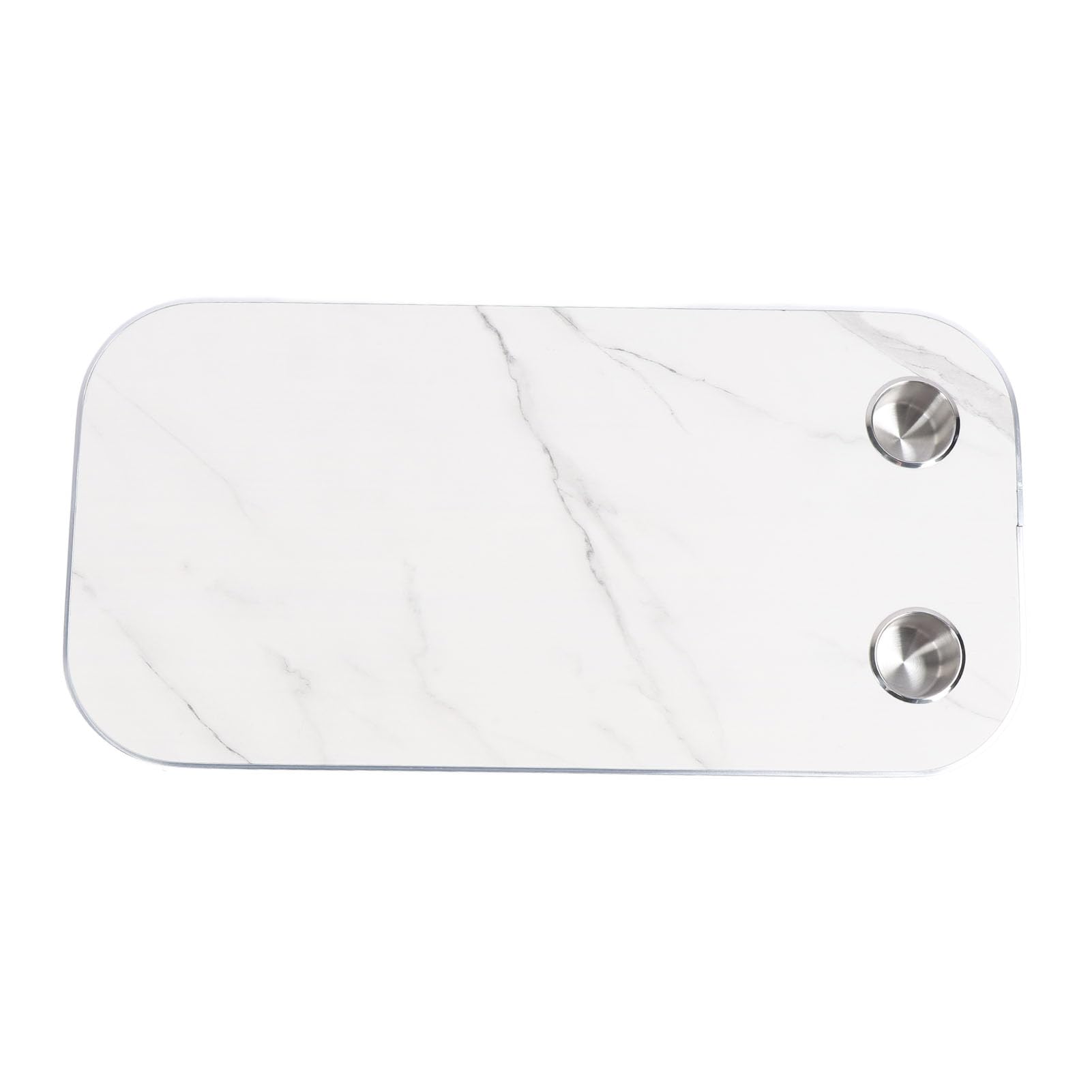 aqxreight 800 X 400 Mm in Alluminio Tavolo Tavolo con Portabicchieri - Barca Versatile e Yacht per Pranzo o Spazio di Lavoro