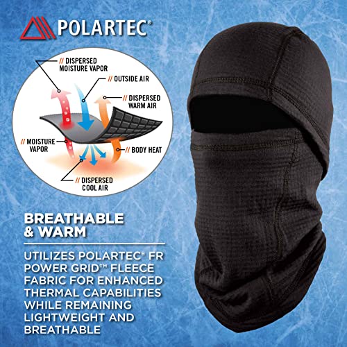 Ergodyne Standard Fr Balaclava Face Mask-Dual Compliant, Black, One Size #TOP4