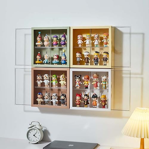 Meuble Lego et Figurine : Vitrine Murale Azatemgo pour Modèles Réduits Blanc - 4