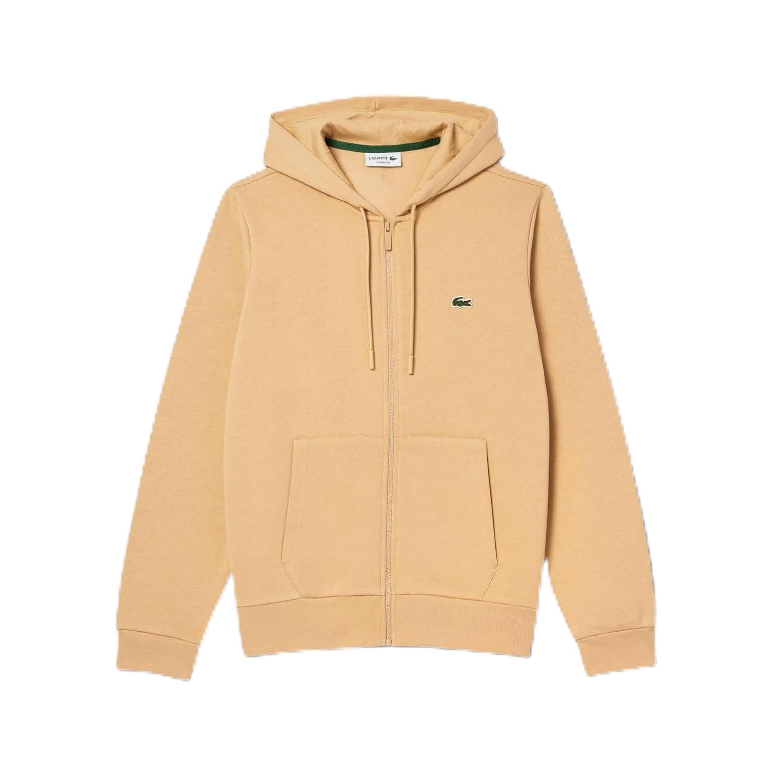

                                                    Lacoste Men's Zip-Up Fleece Hoodie, Croissant, Sma