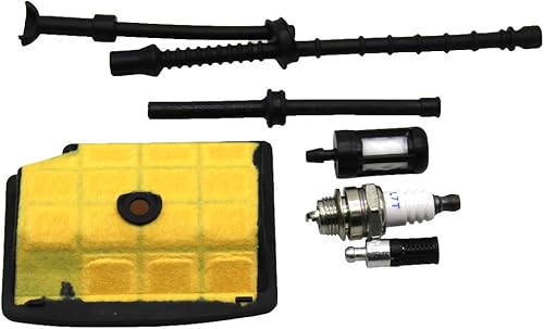 Kit de servicio de tubería de aceite de combustible de bujía de filtro de aire para Stihl MS200T 020T 020 Motosierra piezas #1129 120 1602