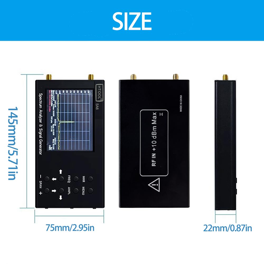 SA8 Przenośny analizator widma 35 MHz-6,2 GHz