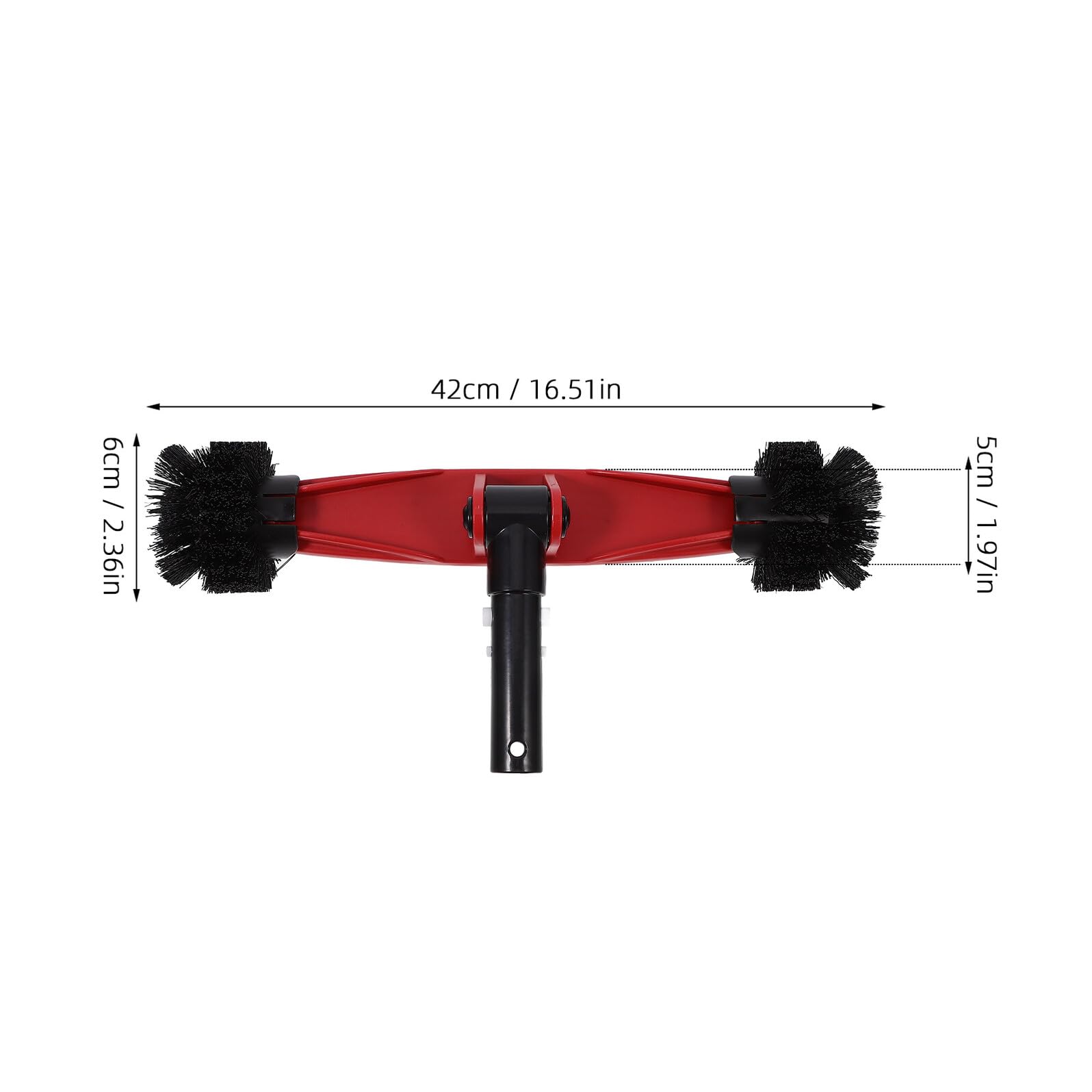 Brosse de Nettoyage pour Piscine Tête de Brosse de Rechange pour Bords de Piscine