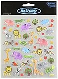 Tattoo King Multi-Colored Stickers-Zoo Fun