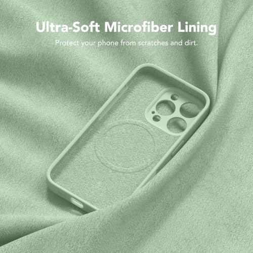 Image of Magnetic for iPhone 16 Pro Case Silicone Light Cyan
