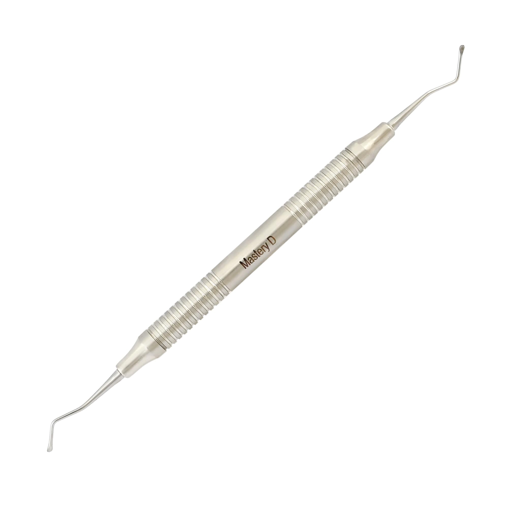MASTERYD Dental Excavators 18W Spoons 1.6mm Double Ended Tips Composite Filling Restorative Steel Instruments with Knurled Handle for Firm Grip DN-2486