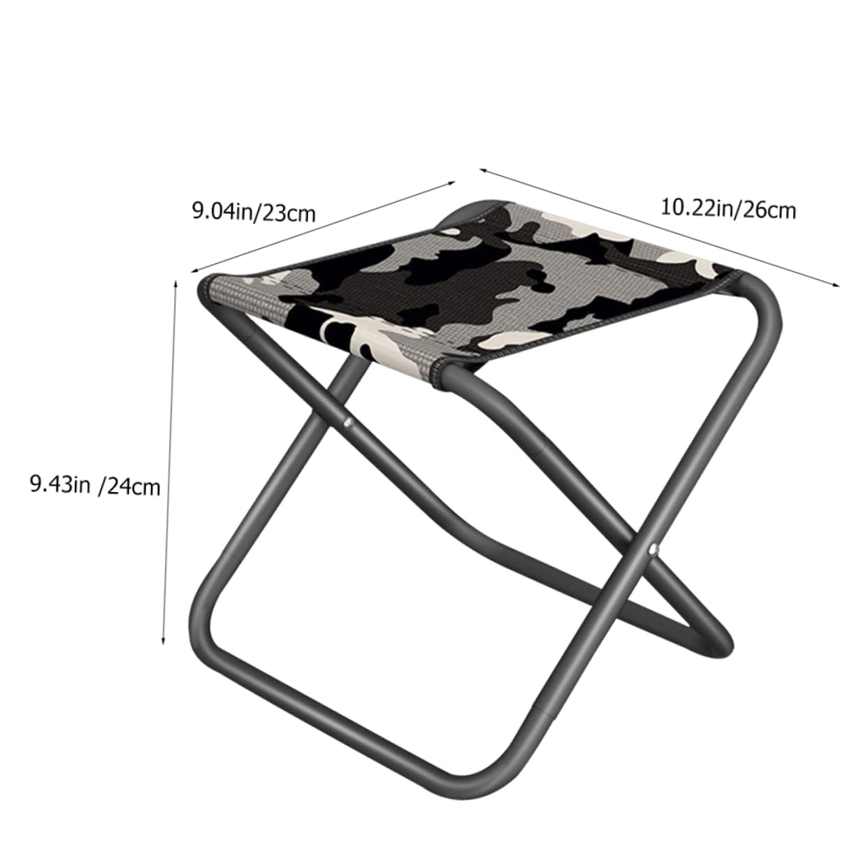 ifundom Portable Folding Fishing Stool Lightweight Multi Function Camping Chair for Outdoor Activities Design for Fishing Hiking Picnics and Gardening Supports