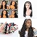 Headband Wigs for Black Women-Brazilian Virgin Human Hair Kinky Curly None Lace Front Wigs 150% Density Machine Made Wigs with Attached Natural Color (24 inch, Headband Kinky Curly Wigs)