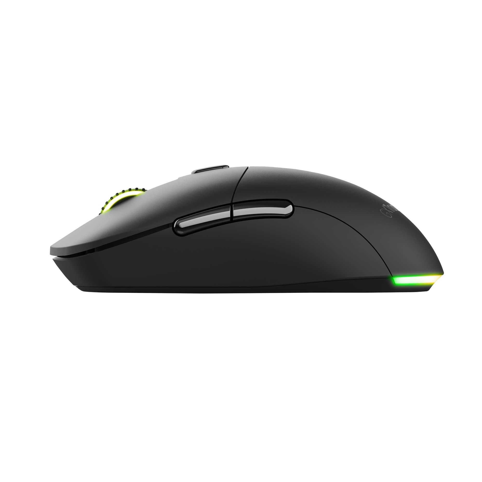 Trust Gaming GXT 980 Redex Mouse Gaming Wireless Ricaricabile, 200-10.000 DPI, RGB, 6 Pulsanti Programmabili, Ricarica via Cavo Type C, per PC, Laptop, Computer - Nero