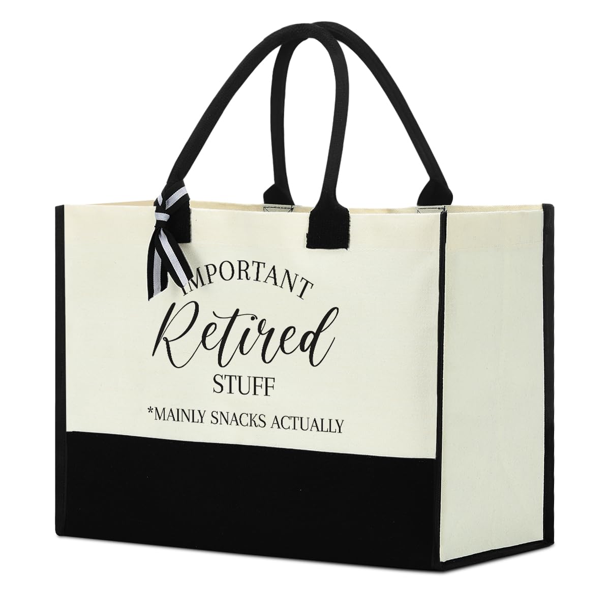 Retirement Gifts for Lady Teacher Nurse Women Canvas Tote Bag Beach Bag