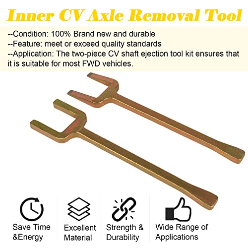 Bonbo 120202 Piece Axle Popper Kit Inner CV Axle Removal Tool Set Fit For Front